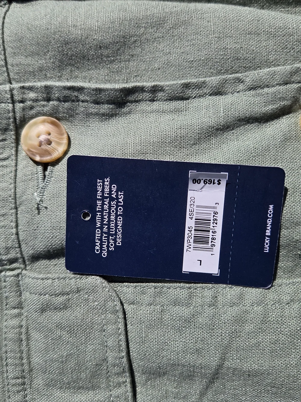 Lucky Brand Moss Green Utility Jacket with Button Front - Picture 11 of 16